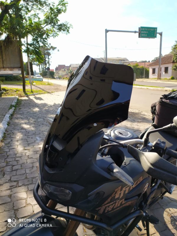 (2220) Bolha Alta Cristal Honda Africa Twin CRF 1000  com defletor - Image 6