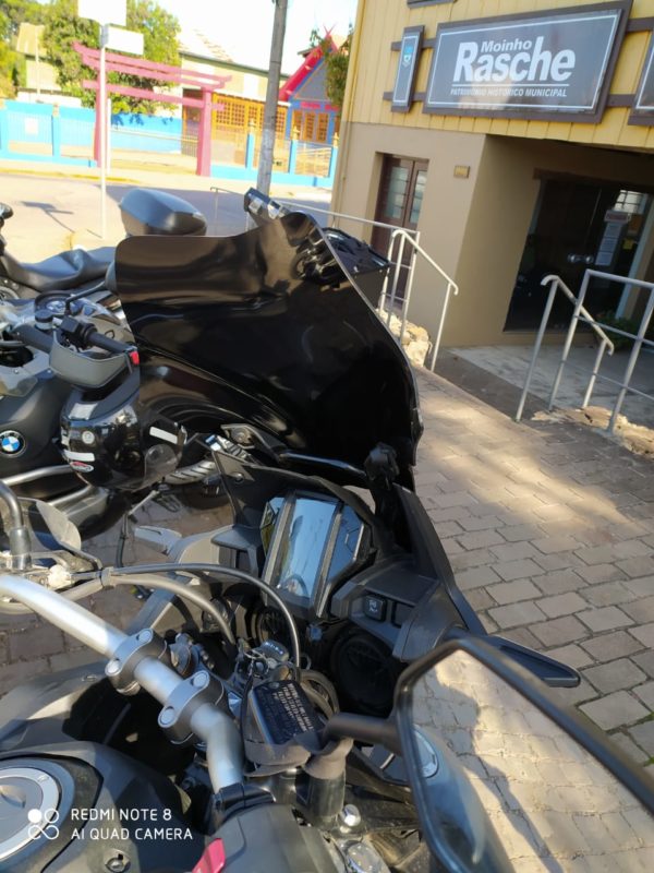 (2220) Bolha Alta Cristal Honda Africa Twin CRF 1000  com defletor - Image 5