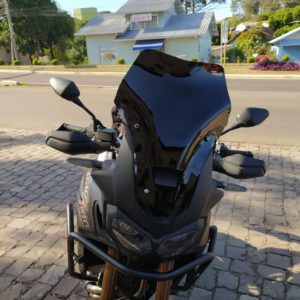 (2220) Bolha Alta Cristal Honda Africa Twin CRF 1000  com defletor