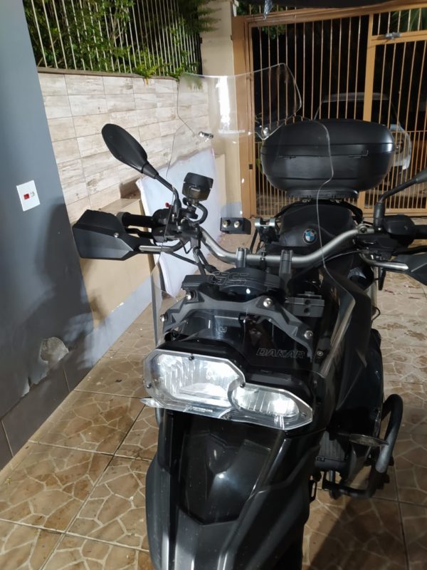 (1850) Bolha Alta Cristal BMW F800GS modelo Dakar 2008-2018 com defletor - Image 5