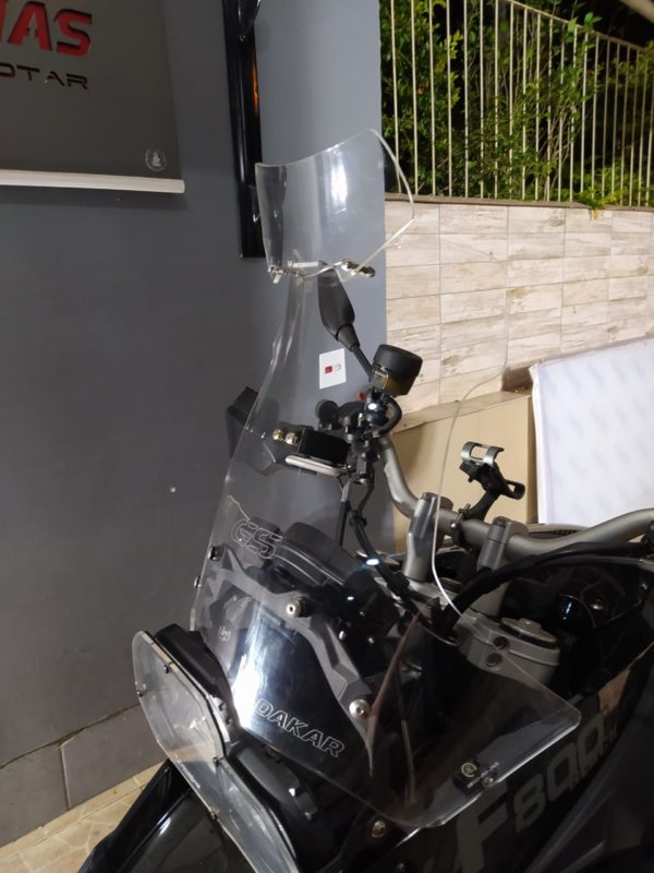 (1850) Bolha Alta Cristal BMW F800GS modelo Dakar 2008-2018 com defletor - Image 6