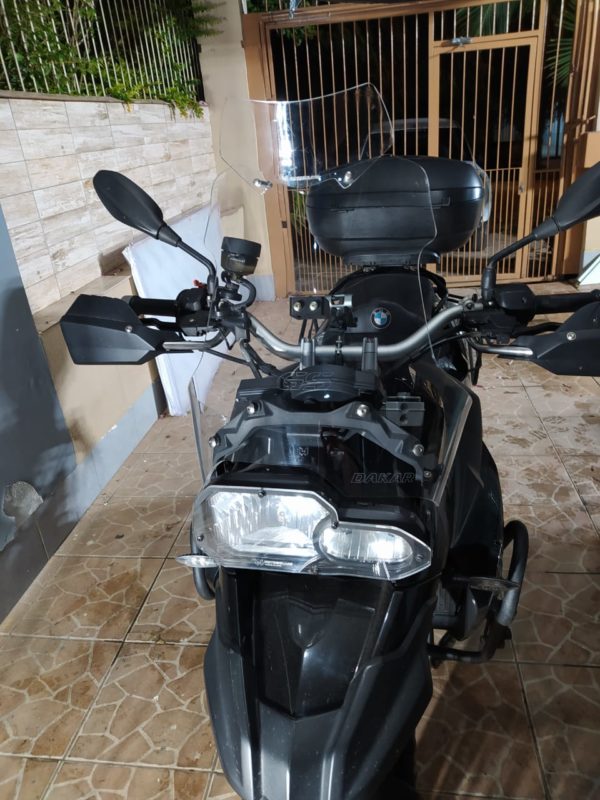 (1850) Bolha Alta Cristal BMW F800GS modelo Dakar 2008-2018 com defletor - Image 9