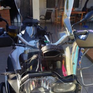 (1820) Bolha Alta Cristal BMW F800GS modelo Ride 2008-2018 com defletor