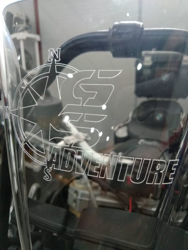 (1890) Bolha Alta Cristal BMW F800GS ADVENTURE 2014-2019 com defletor - Image 9