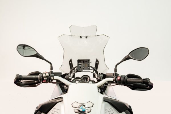 (1200) Bolha Alta Cristal BMW R1200 GS PREMIUM/ADVENTURE 2013 e posteriores com defletor - Image 3