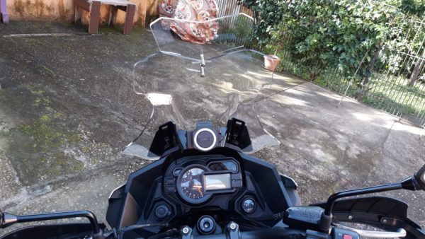 (5670) Bolha Alta Cristal Kawasaki Versys 650 Tourer 2015-2019 com defletor - Image 2