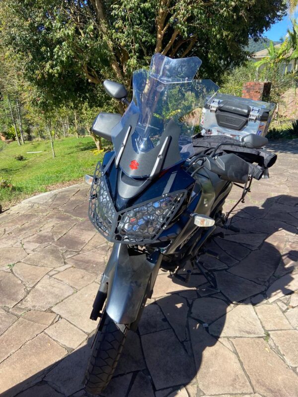 (4100) Bolha Alta Cristal Suzuki Vstrom DL1000 2005-2013 E DL650 2008-2012 com defletor - Image 2