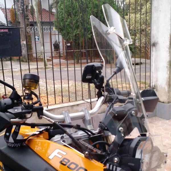 parabrisa moto motobolha BMW F800 GS cristal ride com defletor