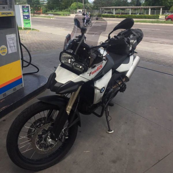 parabrisa moto motobolha BMW F800 GS fumê Dakar com defletor