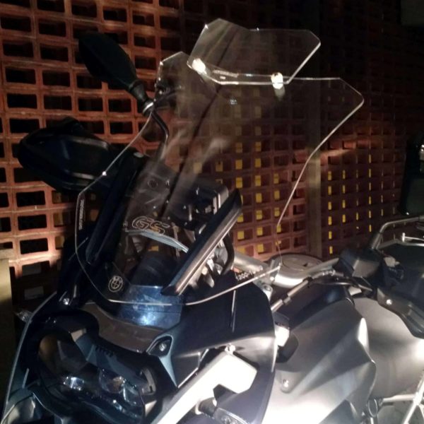 parabrisa moto motobolha BMW R1200 GS com defletor