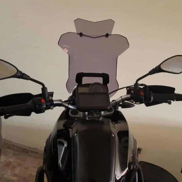 parabrisa moto motobolha BMW Touring G650 GS fumê com defletor