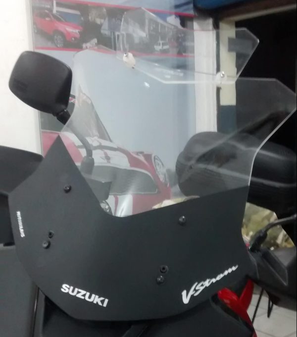 parabrisa moto motobolha Suzuki DL650 e DL1000 VSTROM cristal com defletor