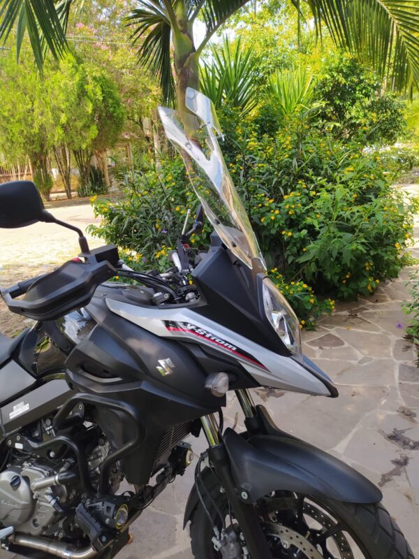 (4190) Bolha Alta CRISTAL OU FUMÊ Suzuki Vstrom DL1000 2014-2025 com defletor - Image 3