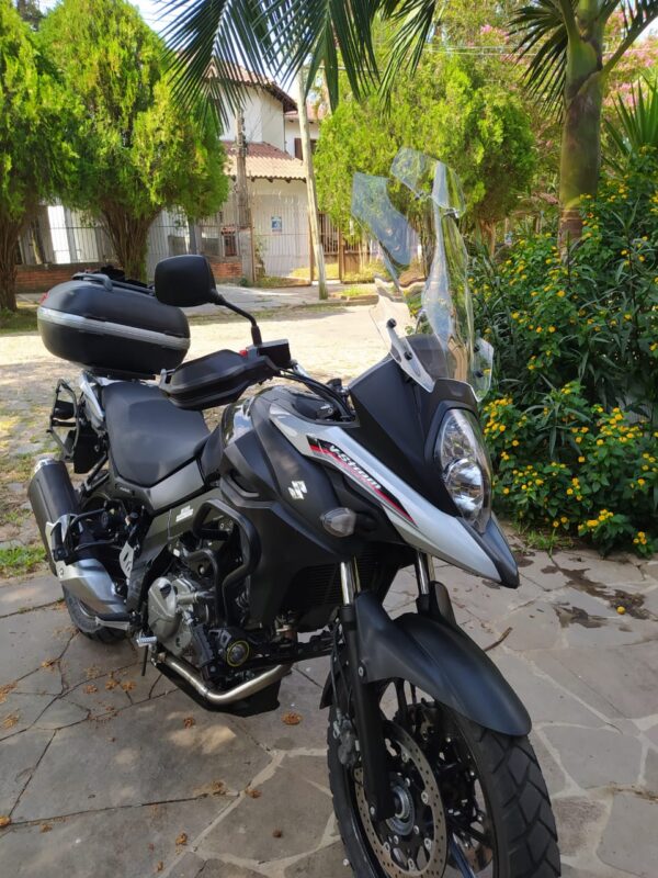 (4190) Bolha Alta CRISTAL OU FUMÊ Suzuki Vstrom DL1000 2014-2025 com defletor - Image 5