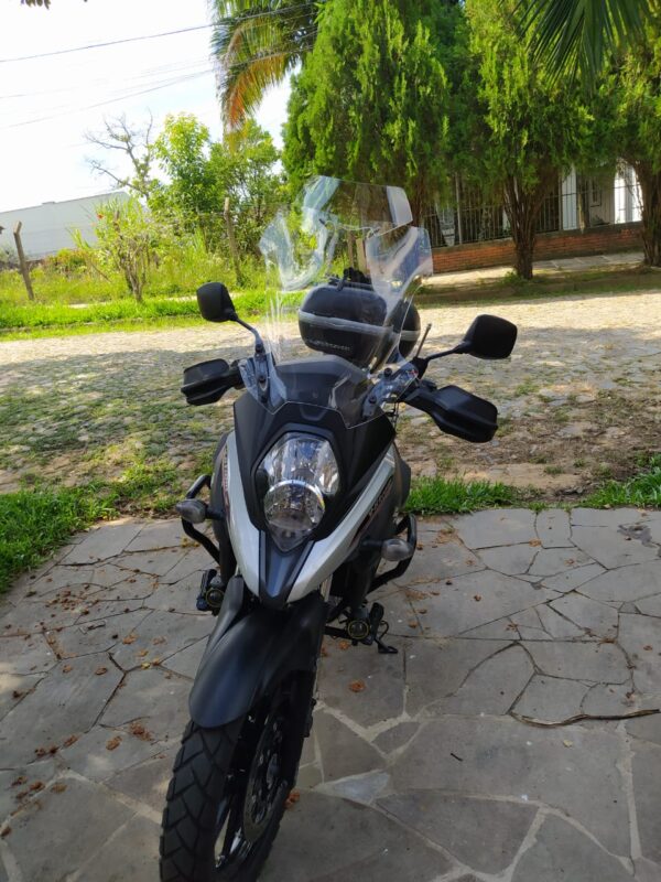 (4190) Bolha Alta CRISTAL OU FUMÊ Suzuki Vstrom DL1000 2014-2025 com defletor - Image 6