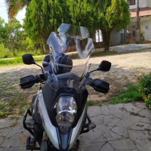 (4190) Bolha Alta CRISTAL OU FUMÊ Suzuki Vstrom DL1000 2014-2025 com defletor