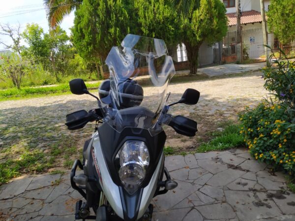 (4190) Bolha Alta CRISTAL OU FUMÊ Suzuki Vstrom DL1000 2014-2025 com defletor