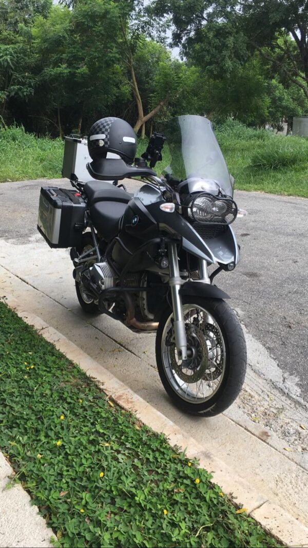 (1241) Bolha Alta Fumê BMW R1200 GS 2004-2012 com defletor