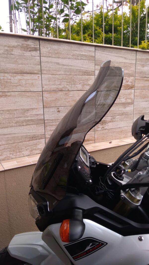 (3110) Bolha Alta Cristal Yamaha Super Ténéré XT1200Z 2014 e anteriores com defletor - Image 5