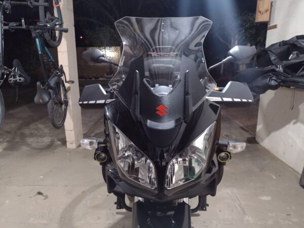 (4102) Bolha Alta CRISTAL OU FUMÊ Suzuki Vstrom DL1000 2005-2013 E DL650 2008-2012 sem defletor
