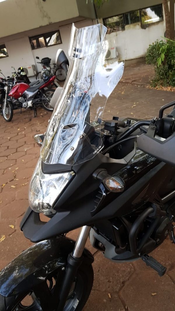 (2760) Bolha Alta Cristal Honda NC700X e NC750X 2012-2015 com defletor - Image 3