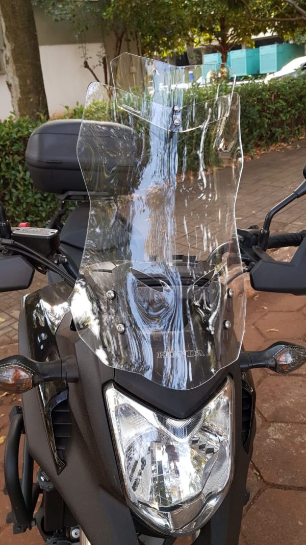 (2760) Bolha Alta Cristal Honda NC700X e NC750X 2012-2015 com defletor - Image 2