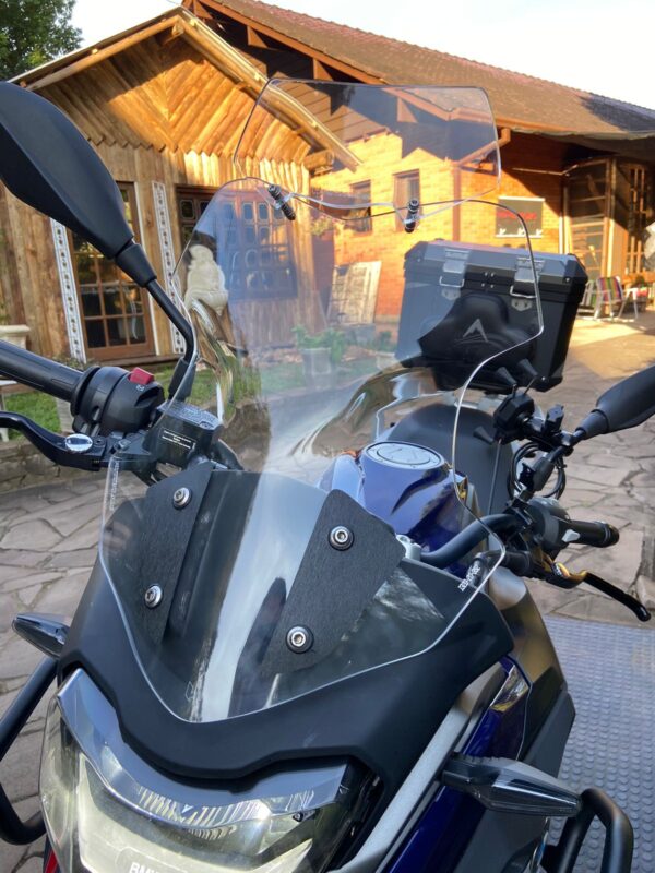 (1320) Bolha Alta Cristal BMW G310GS com defletor
