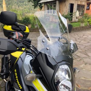 (4196) Bolha Alta FUMÊ OU CRISTAL Suzuki Vstrom DL1000 2014-2025 SEM defletor