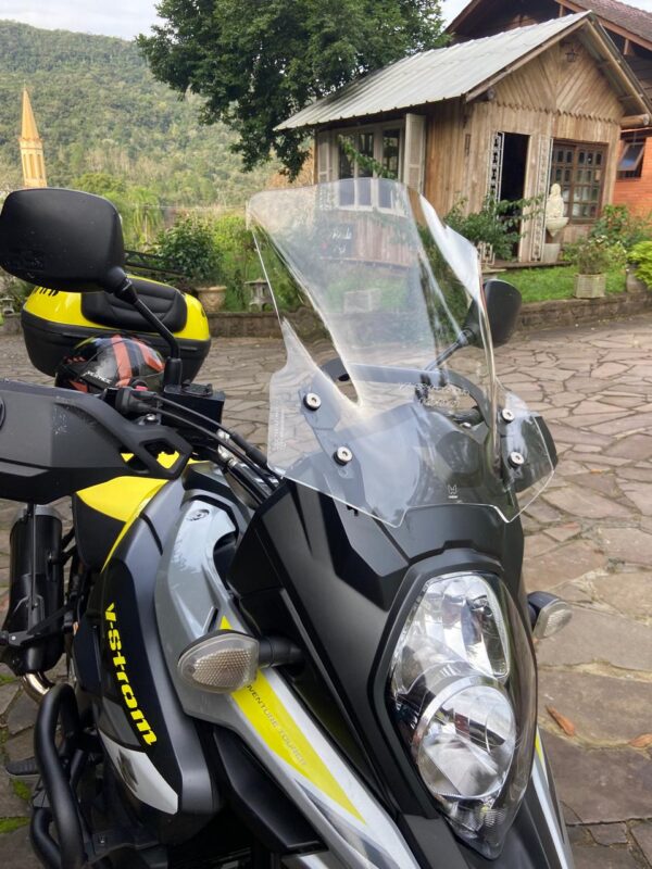 (4196) Bolha Alta FUMÊ OU CRISTAL Suzuki Vstrom DL1000 2014-2025 SEM defletor
