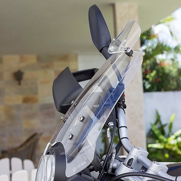 parabrisa moto motobolha BMW G650 GS cristal sertão com defletor