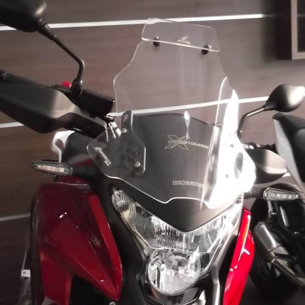 parabrisa moto motobolha Honda Crosstourer VFR1200X cristal com defletor