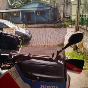 (2351) Bolha Alta Fumê Honda Sahara NX350 com defletor