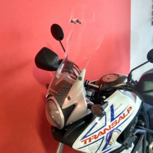 parabrisa moto motobolha Honda Transalp XL700V cristal com defletor