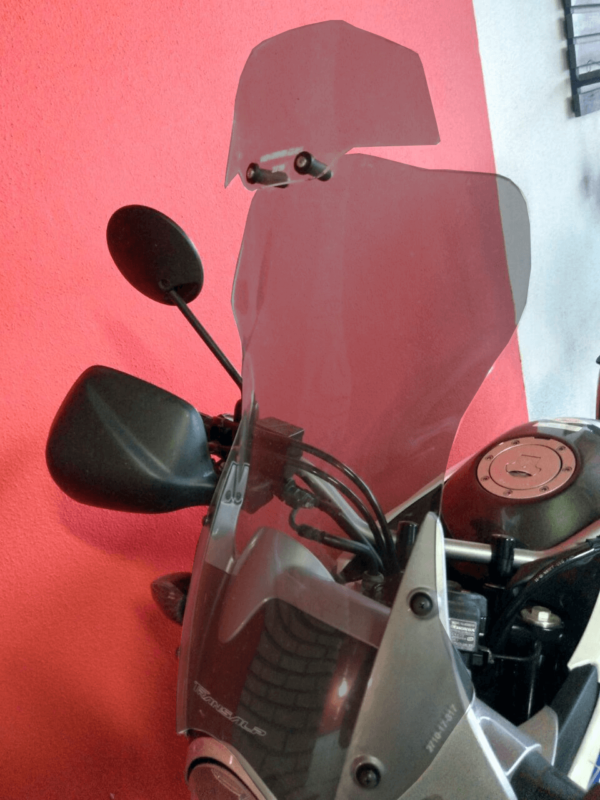 parabrisa moto motobolha Honda Transalp XL700V fumê com defletor