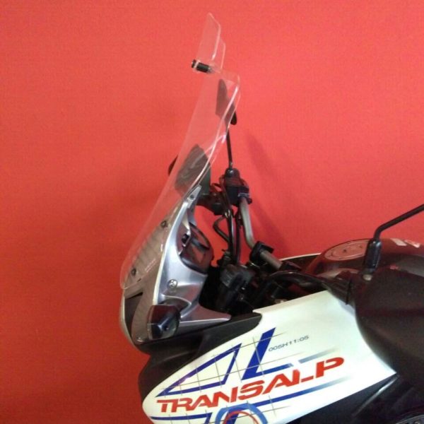 parabrisa moto motobolha Honda Transalp XL700V cristal com defletor