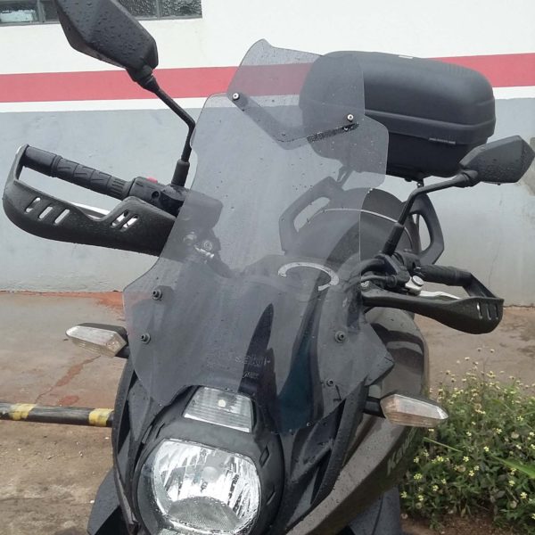 parabrisa moto motobolha Kawasaki Versys 650 Fumê com defletor