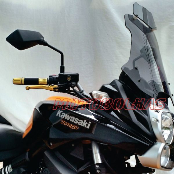 parabrisa moto motobolha Kawasaki Versys 650 Fumê com defletor