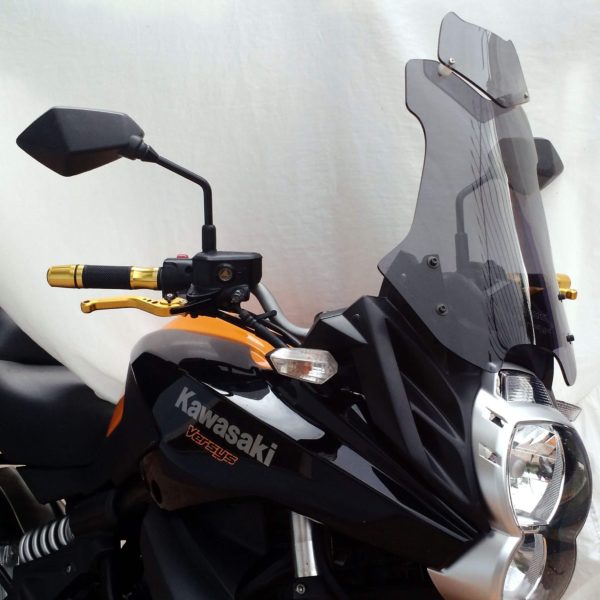 parabrisa moto motobolha Kawasaki Versys 650 Fumê com defletor