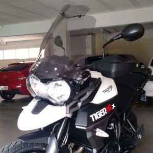 parabrisa moto motobolha Triumph Tiger fumê com defletor