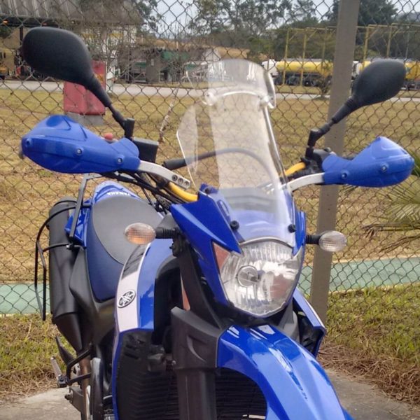 parabrisa moto motobolha Yamaha XTZ660R cristal com defletor