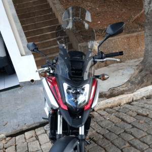 parabrisa moto motobolha NC700X e NC750X fumê com defletor