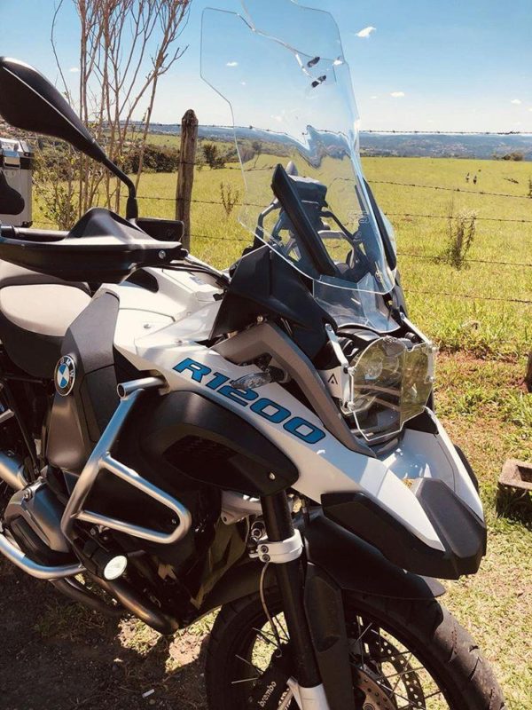 (1210) Bolha Alta Cristal ou Fumê BMW R1200/1250 GS PREMIUM/ADVENTURE 2013 e posteriores com defletor - Image 8