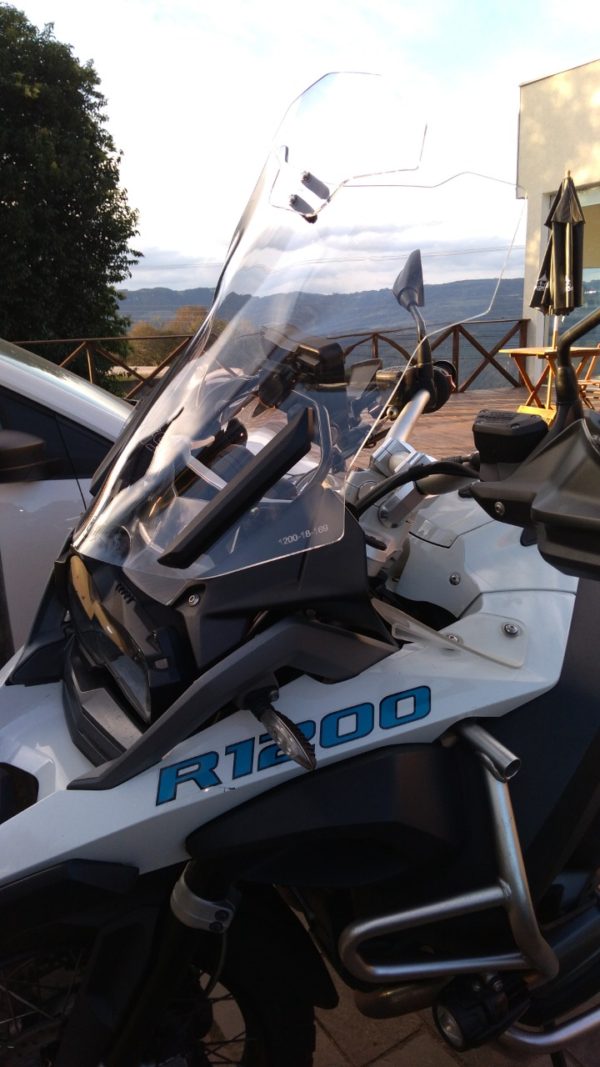 (1210) Bolha Alta Cristal ou Fumê BMW R1200/1250 GS PREMIUM/ADVENTURE 2013 e posteriores com defletor - Image 10