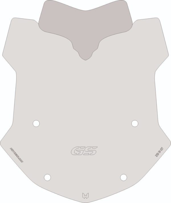 (1210) Bolha Alta Cristal ou Fumê BMW R1200/1250 GS PREMIUM/ADVENTURE 2013 e posteriores com defletor - Image 6