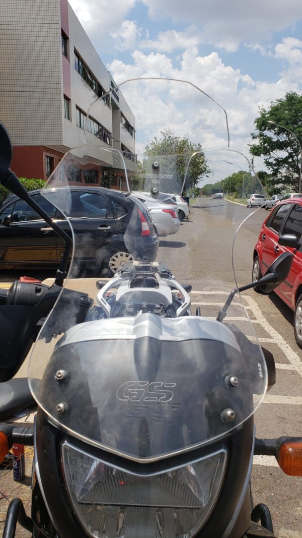 (1620) Bolha Alta Cristal BMW F650GS 2004-2007 E G650GS 2009/2011 com defletor