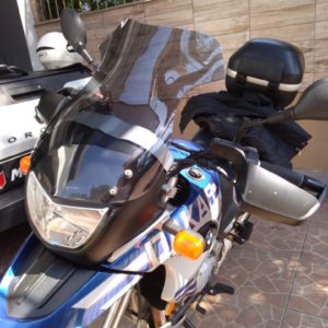 (1621) Bolha Alta FUMÊ BMW F650GS 2004-2007 E G650GS 2009/2011 com defletor