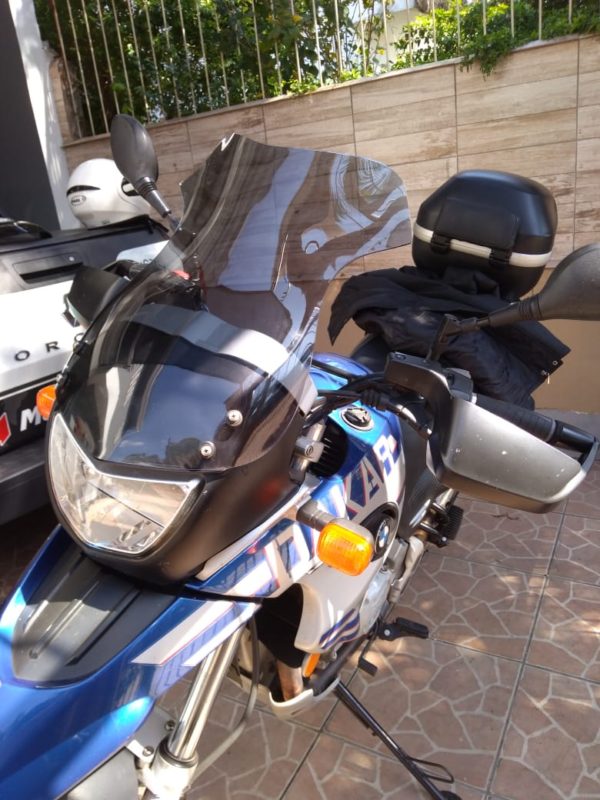 (1621) Bolha Alta FUMÊ BMW F650GS 2004-2007 E G650GS 2009/2011 com defletor