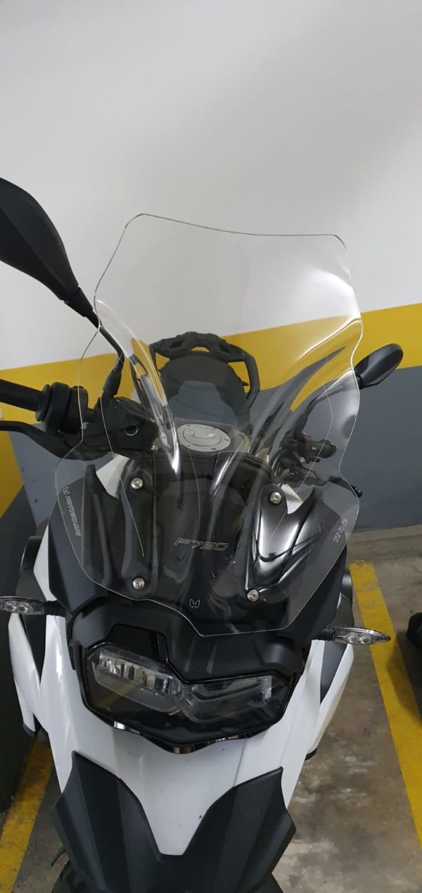 (1752) Bolha Bmw F750gs Motobolhas Cristal ou Fumê sem Defletor