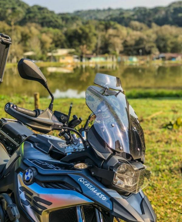 (1748) Bolha Bmw F750gs Motobolhas Cristal ou Fumê com Defletor