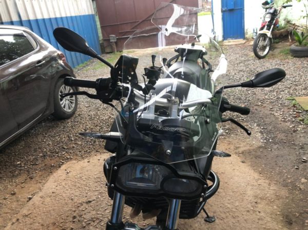(1830) Bolha Alta Cristal ou Fumê F800R 2009-2014 c/ defletor